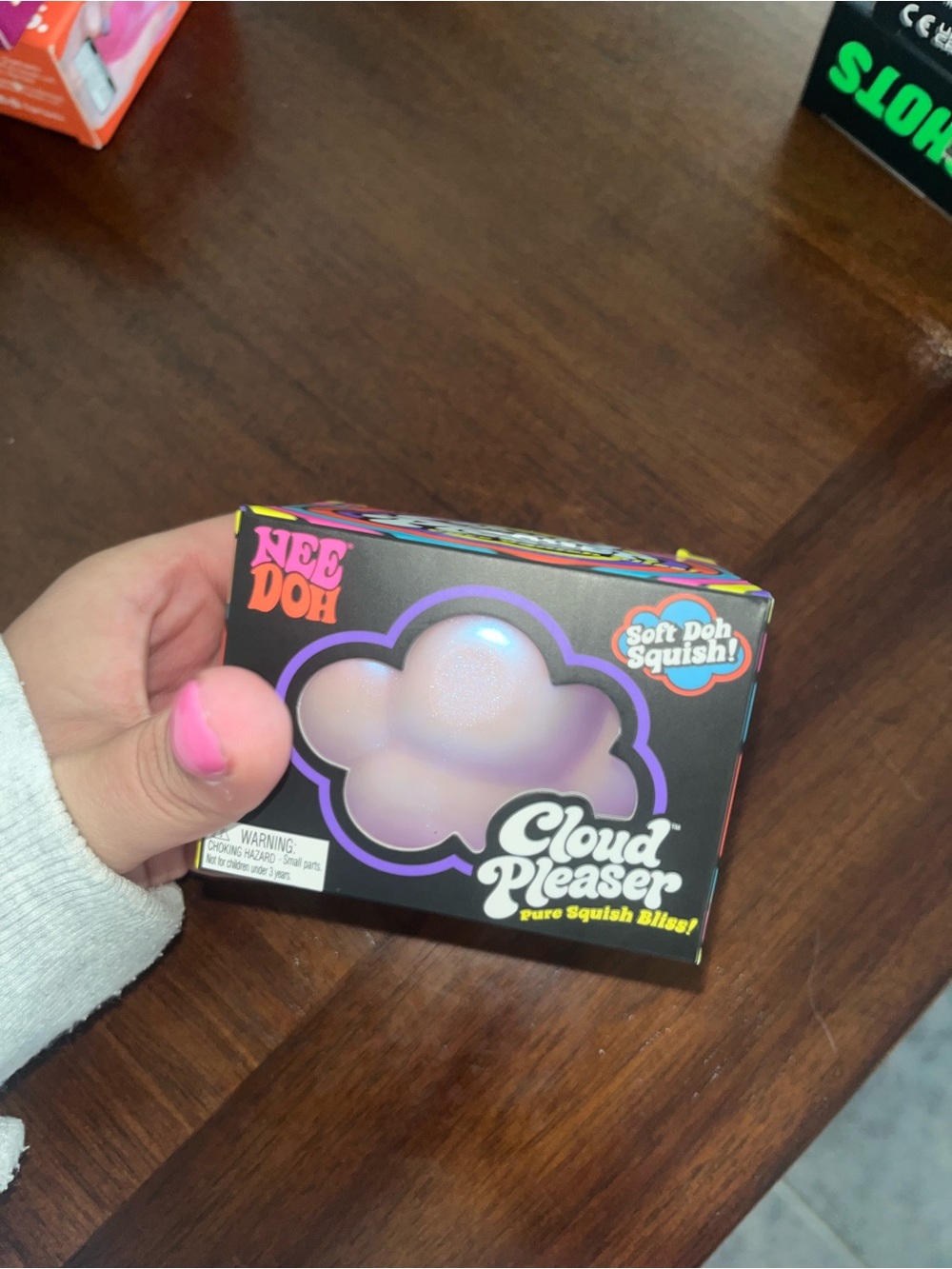 Cloud Pleaser Soft Doh Squish - Purple/White Needoh
